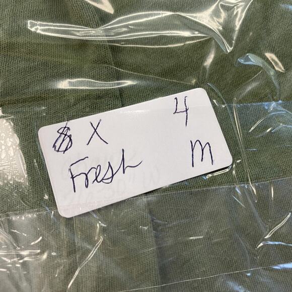 Fresh Produce Top Womens Medium Green Moss Vintage Slub Scoop Neck T Shirt NEW - Picture 12 of 12